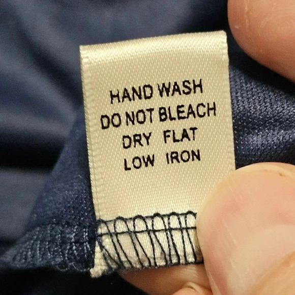 Iris Women’s Large Navy Lace Fit & Flare Dress Floral MOD Cottagecore Y2K Style - Picture 6 of 8